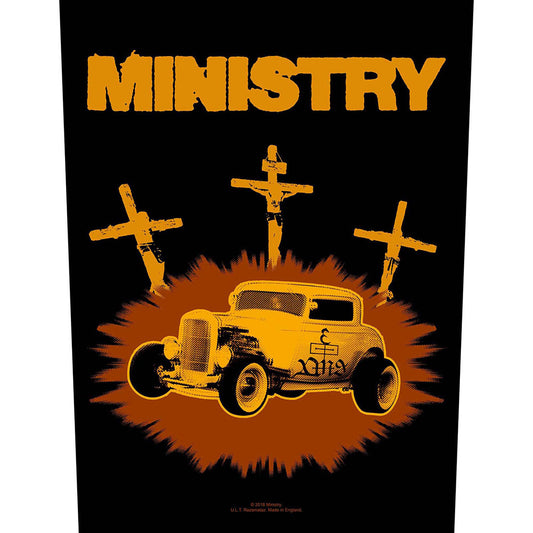 Ministry Jesus Built My Hot-rod Back Patch