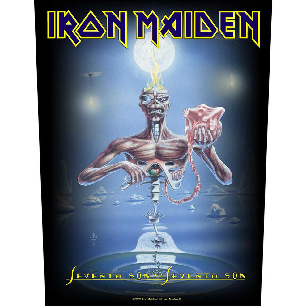 Officially licensed Iron Maiden Seventh Son of a Seventh Son back patch