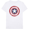 Captain America Distressed Shield T-shirt