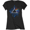 Dark Side Of The Moon Blue Splatter Junior Top