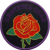 Rose Woven Patch