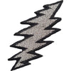 Lightning Silver Woven Patch