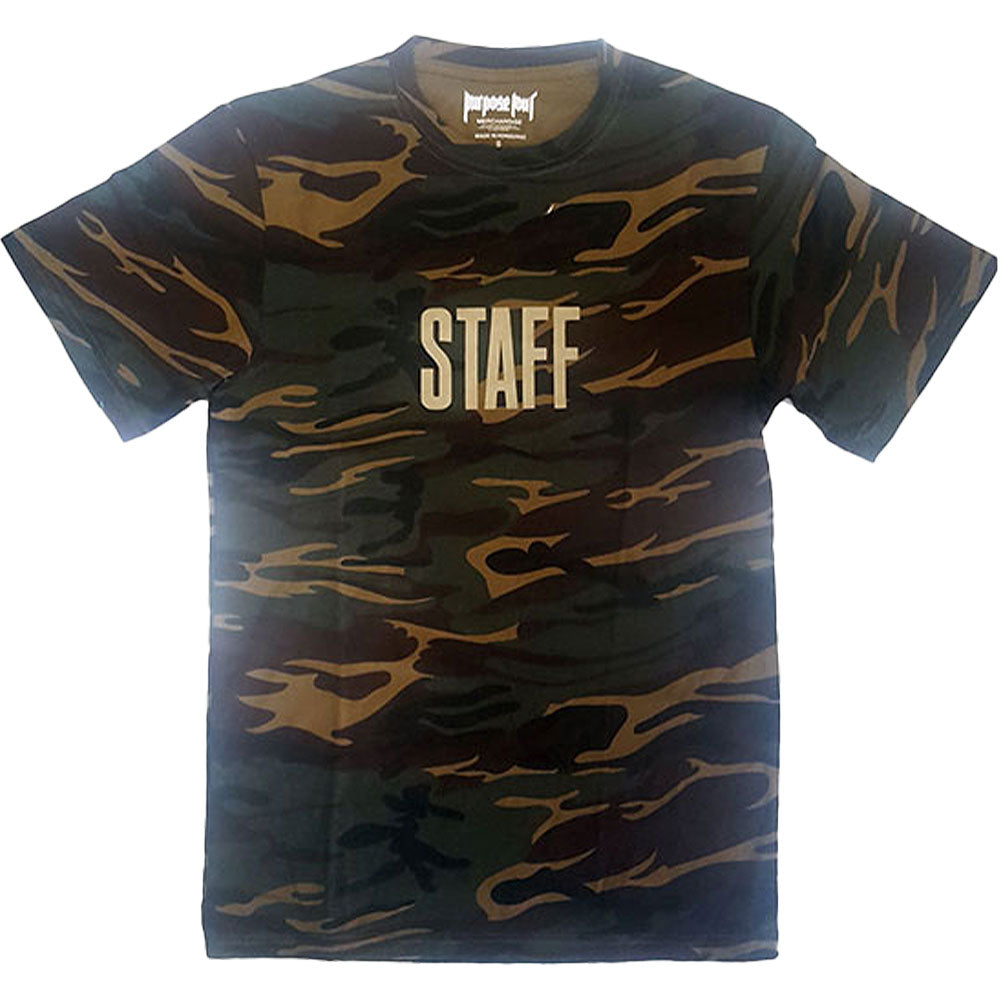 Justin Bieber Purpose Tour Staff T-shirt