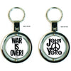 War Is Over Plastic Key Chain