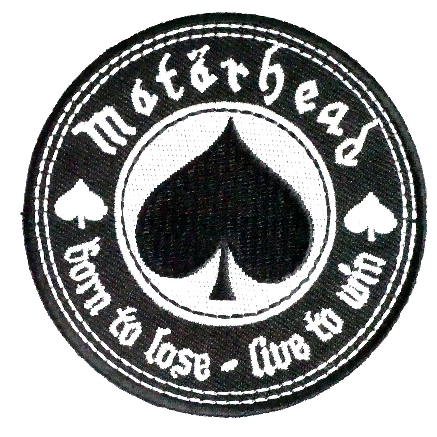 Motorhead Born To Love, Live To Win Woven Patch