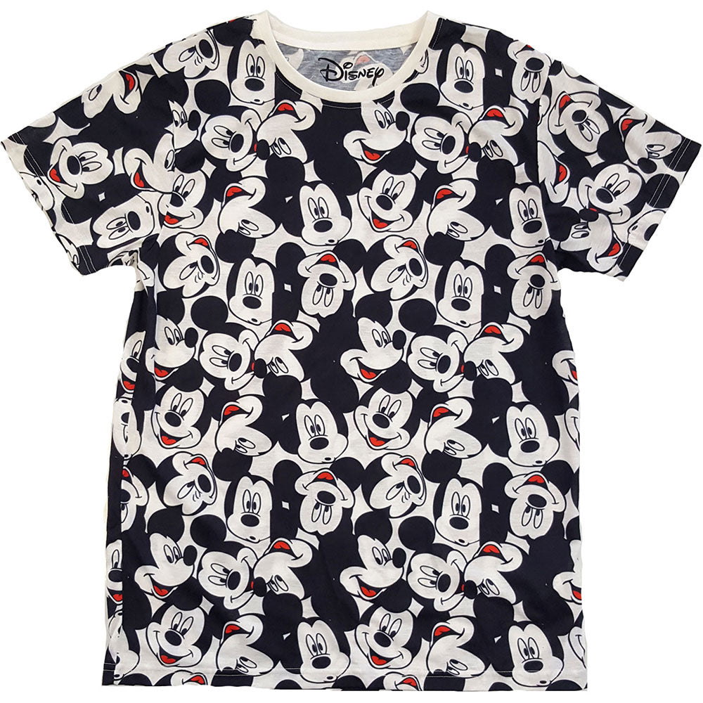 Disney Mickey Mouse Aop Heads T-shirt