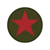 Red Star/khaki Woven Patch