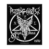 Black Metal Woven Patch