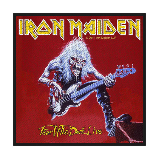 Iron Maiden Fear Of The Dark Live Woven Patch