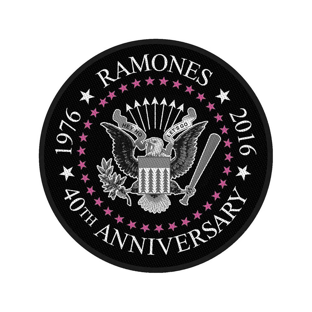 Ramones 40th Anniversary Woven Patch