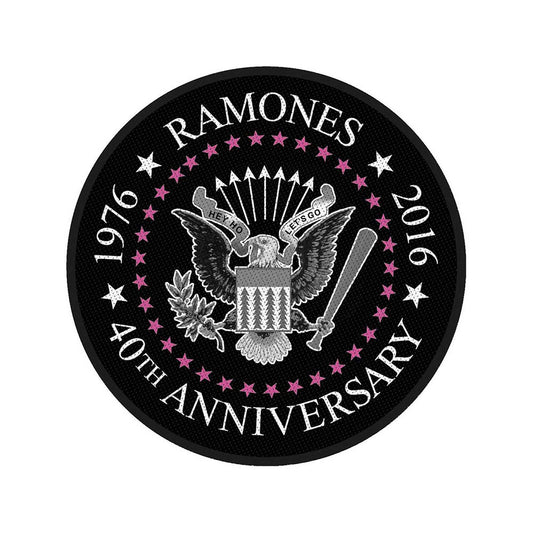 Ramones 40th Anniversary Woven Patch