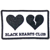 Black Hearts Club Woven Patch