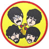 Yellow Submarine Periscopes & Heads Woven Patch