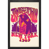 BD Collection - Groovy with a Microphone Framed Wall Art