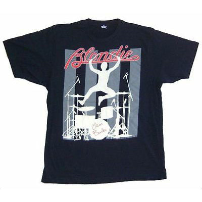 Blondie Clem Burke Drums Silhouette T-shirt