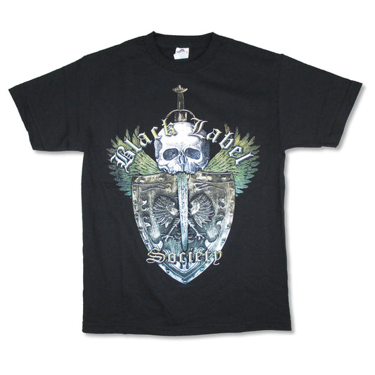 Black Label Society Bls Shield Sword Skull T-shirt