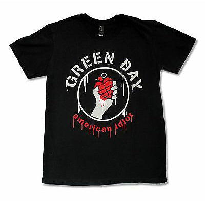 Green Day American Idiot Dripping Logo T-shirt