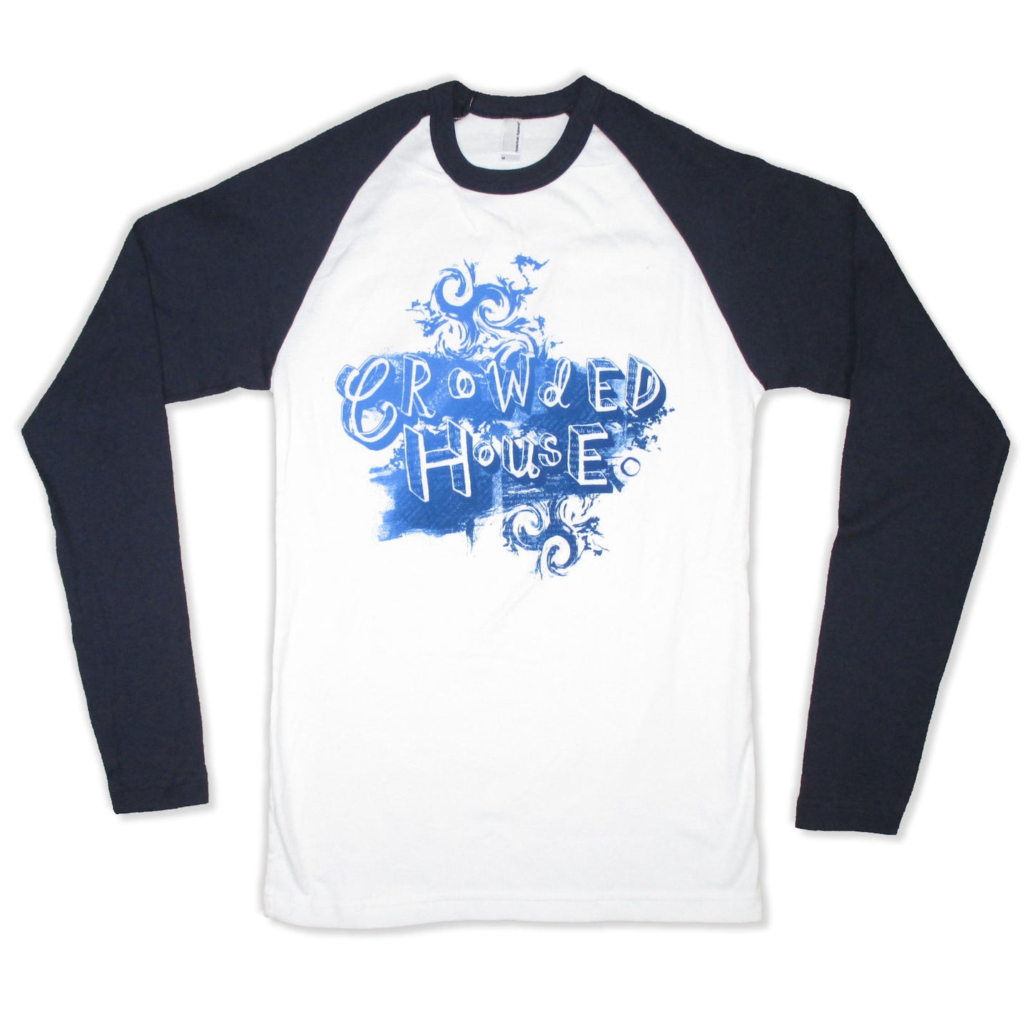Crowded House Brush Logo Raglan T-shirt