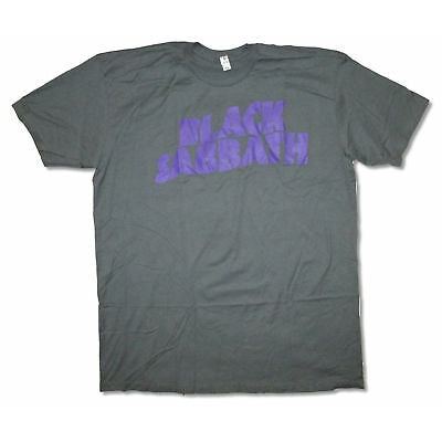 Black Sabbath Purple Logo On T-shirt 437067 | Rockabilia Merch Store