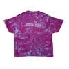 Blue Purple Tie Dye T-shirt