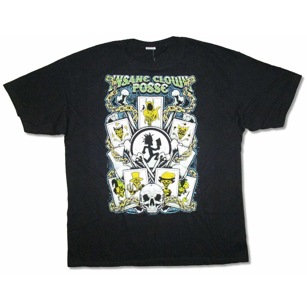 Insane Clown Posse Playing Cards Chain Bones T-shirt