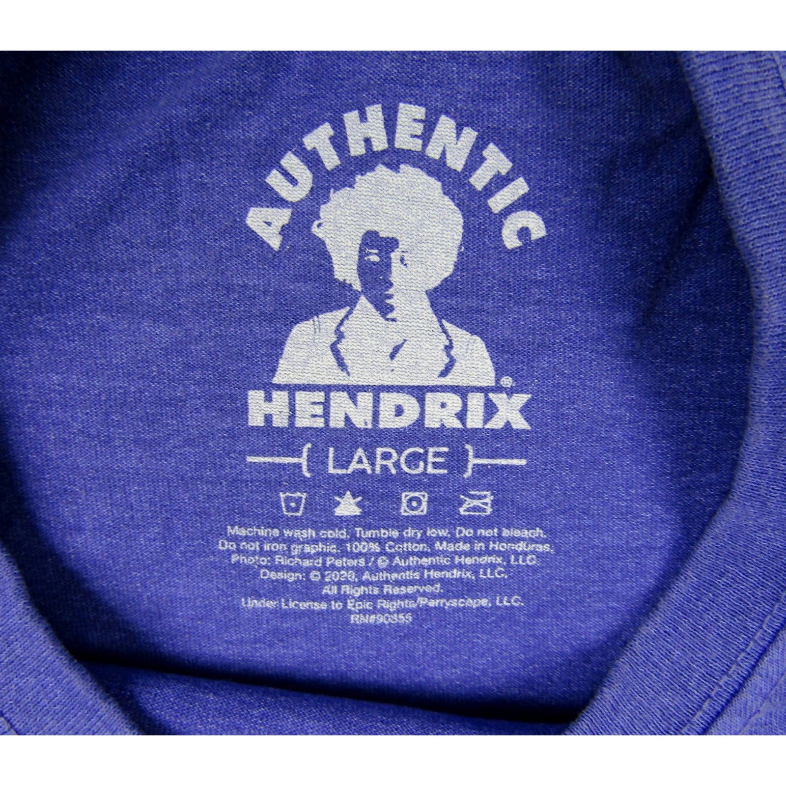 Jimi Hendrix Globe Illustration T-shirt