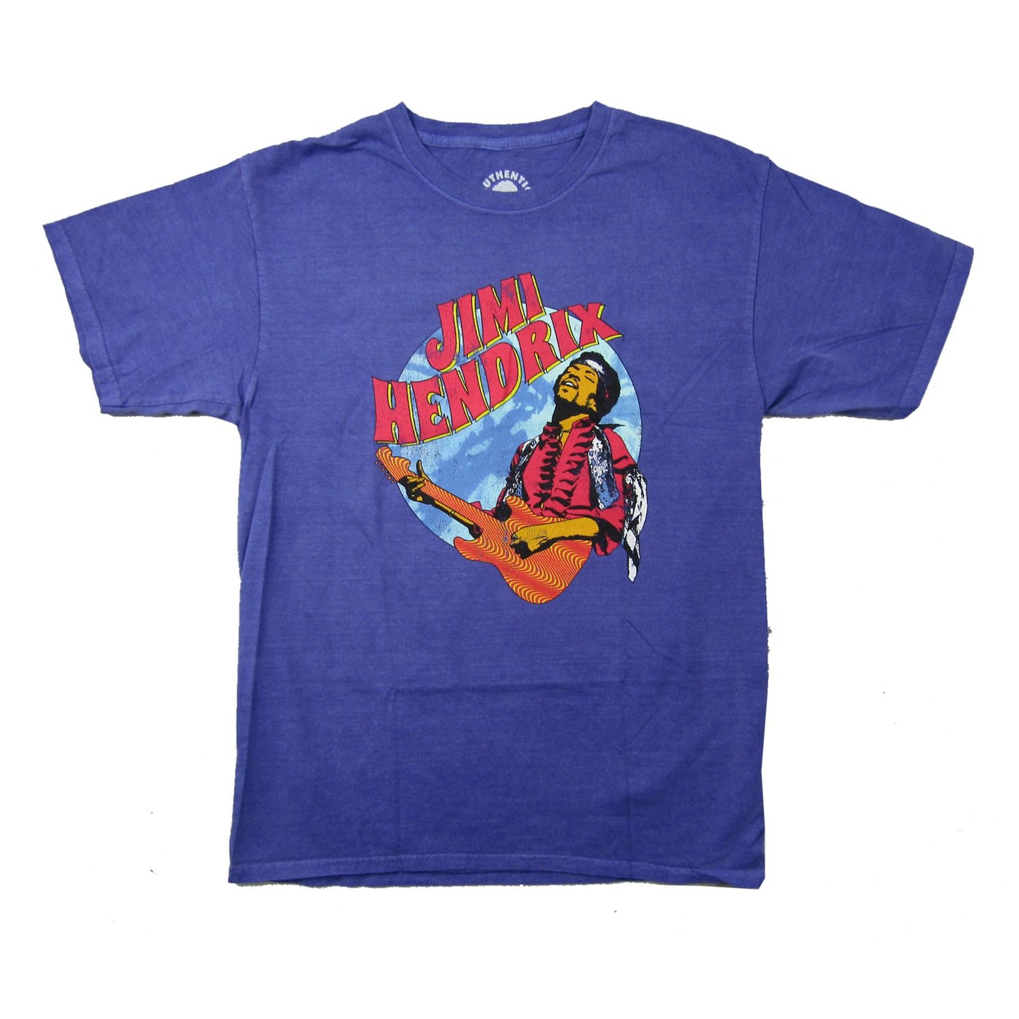 Jimi Hendrix Globe Illustration T-shirt