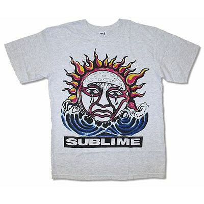 Sublime Crying Sun On Light Heather T-shirt
