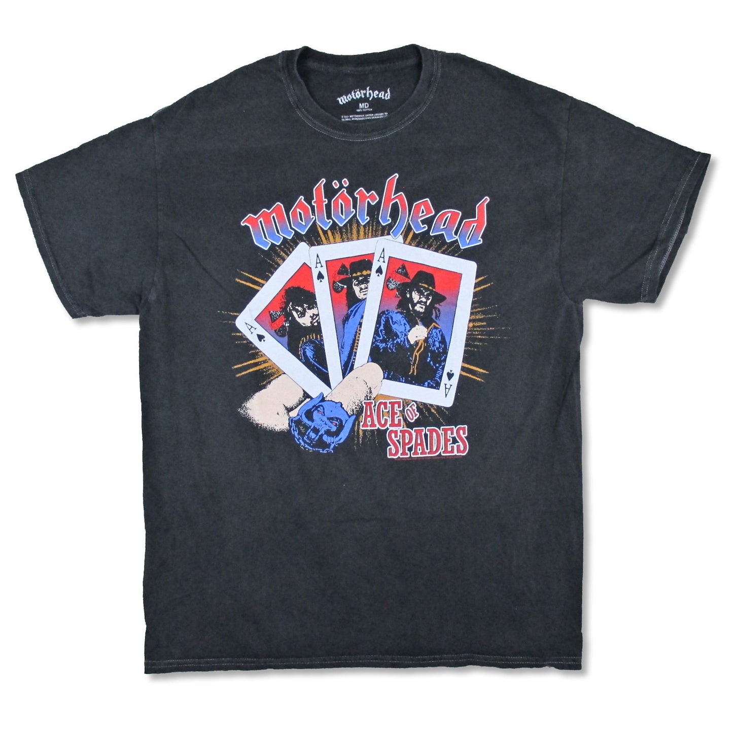 Motorhead 3 Aces Stonewashed T-shirt