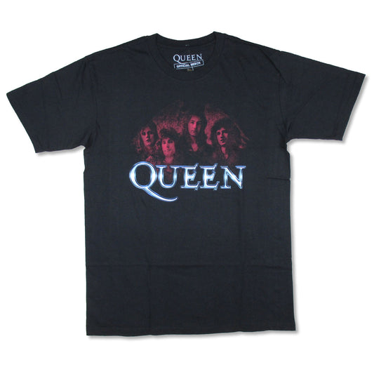 Red Portrait Band Photo T-shirt