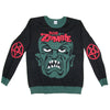 Jumbo Green Face Ugly Christmas Sweater Sweatshirt