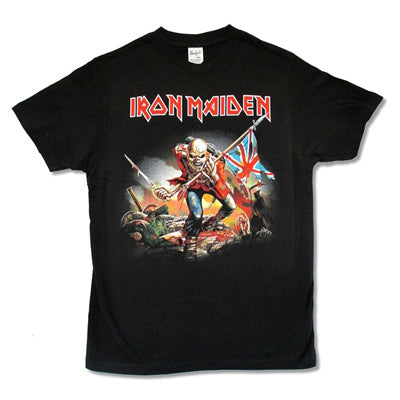 Iron Maiden Trooper Small Print Tee T-shirt 437962 | Rockabilia Merch Store