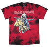 Powerslave Red & Black Tie Dye Tee Tie Dye T-shirt