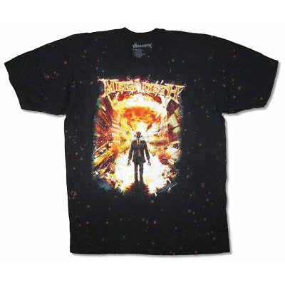 Megadeth Explosion Bleach Dye T-shirt