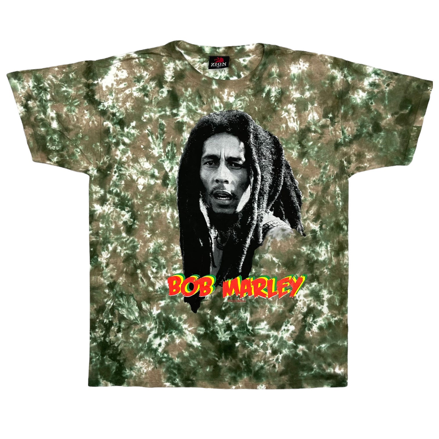 Bob Marley Look Camo Dye T-shirt