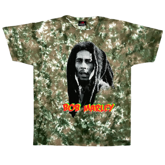 Bob Marley Look Camo Dye T-shirt