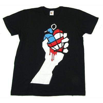 Green Day Americana Arm Heart Hand Grenade T-shirt