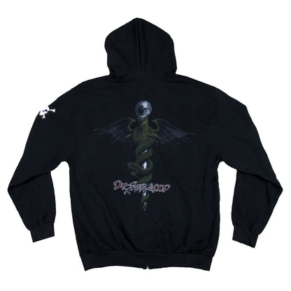 Logo Dr. Feelgood Zip Up Zippered Hooded Sweatshirt