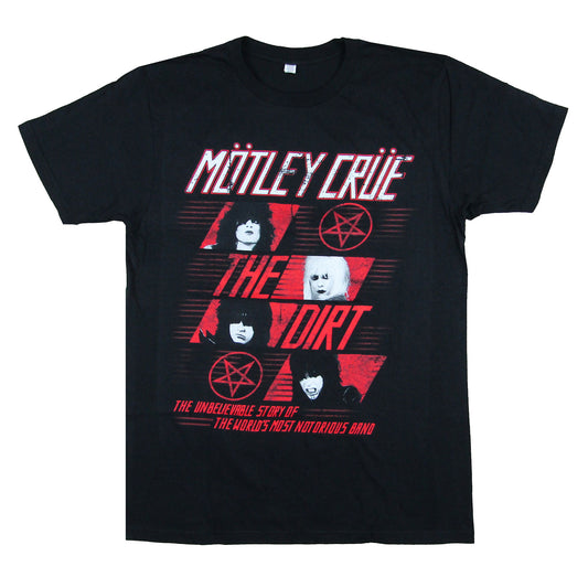 Motley Crue The Dirt Story Of Band T-shirt