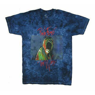 Pink Floyd Pink Floyd Scream The Wall Face Blue Tie Dye T-shirt