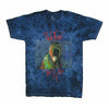 Scream The Wall Face Blue Tie Dye T-shirt