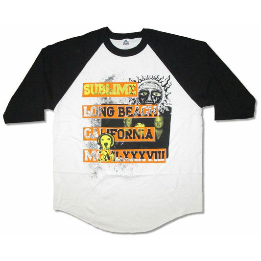 Long Beach California Raglan T-shirt