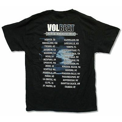 Volbeat Room 24 Tour North America 2014 T-shirt