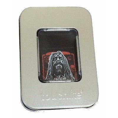 Rob Zombie X Head Touchlite Flip Top Metal Lighter Nib Refillable Lighter