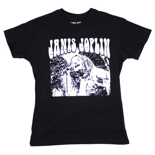 Janis Joplin Soft Hand Screen Print T-shirt