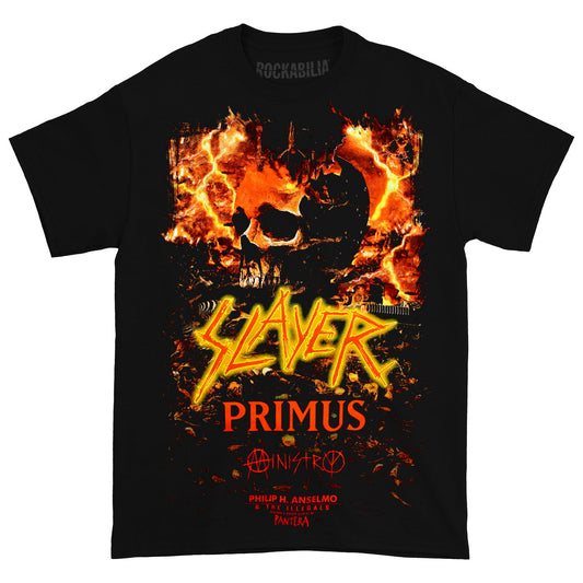 Slayer Battlefield Event Fall Tour Tee T-shirt