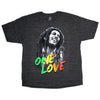 One Love on Dark Heather Gray T-shirt