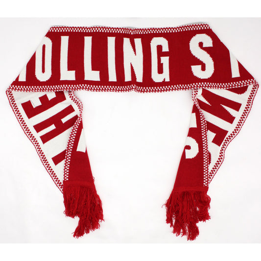 Rolling Stones Red & White Scarf Neck Ties & Scarves