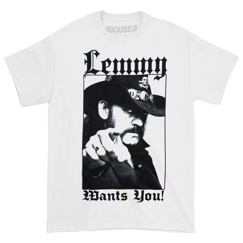 Motorhead Lemmy Wants You Slim Fit T-shirt 438912 Rockabilia