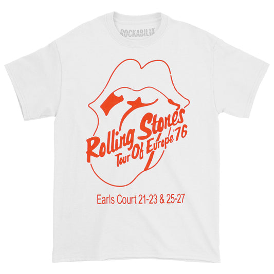 Rolling Stones Europe 1976 Tee T-shirt